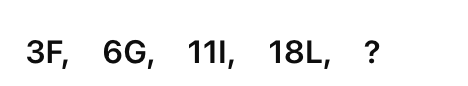 Diagram for: Find the next number.