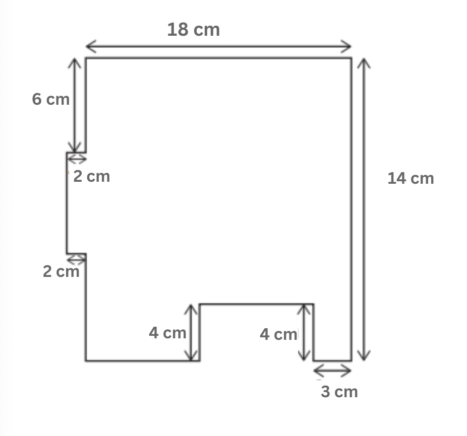 Diagram for: What is the perimeter of the shape?